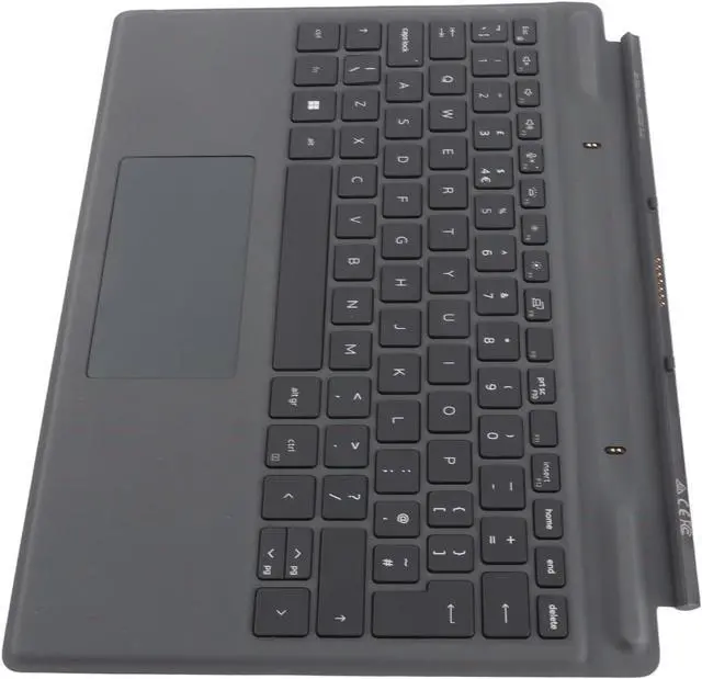 Main image of Laptop Detachable Keyboard, Black Laptop Keyboard Backlighting Professional with Touchpad for 7310