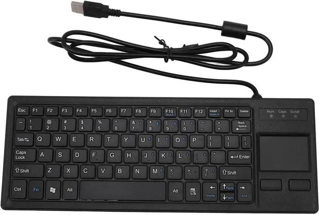 Alt view image 5 of 7 - ZJchao Mechanical USB Keyboard Water Integrated Touch Industrial Keyboard with Touchpad for PC