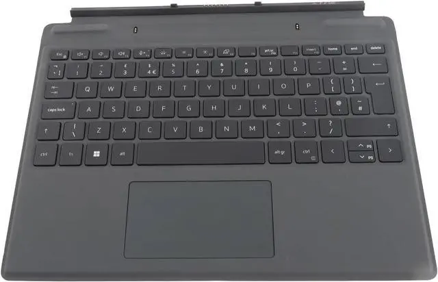 Main image of Sorandy Detachable Travel Keyboard for Latitude 7320, Lightweight Portable Wireless Backlit Keyboard, with Touchpad, Seamless Connection, Spillproof, ABS, PU Leather, Black