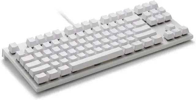 Alt view image 5 of 6 - Topre GX1 White TKL RGB Mechanical Keyboard (Topre Silent 30g)