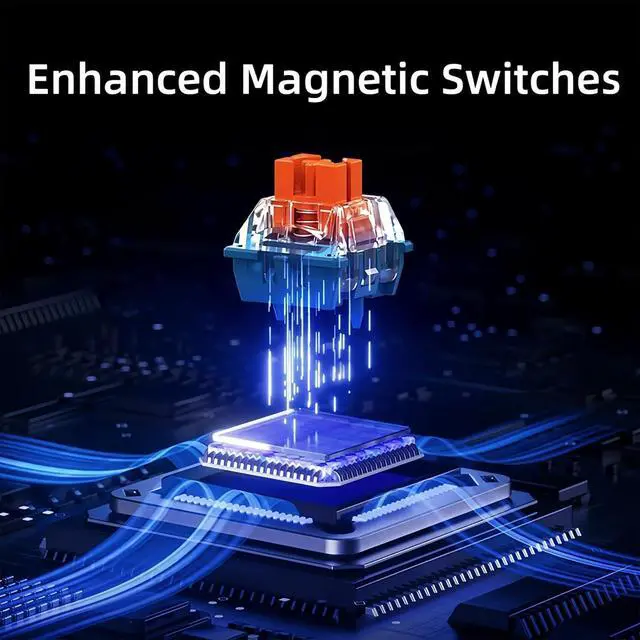 Alt view image 4 of 7 - MCHOSE ACE 68 Magnetic Switch RGB Gaming Keyboard,60% Hall Effect Rapid Trigger Adjustable Actuation Hot Swap Wired Mechanical Keyboard with Side Printed Keycaps PC/Mac Gamer (Black-TTC Switch)