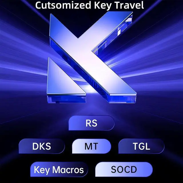 Alt view image 7 of 7 - MCHOSE ACE 68 Magnetic Switch RGB Gaming Keyboard,60% Hall Effect Rapid Trigger Adjustable Actuation Hot Swap Wired Mechanical Keyboard with Side Printed Keycaps PC/Mac Gamer (Black-TTC Switch)