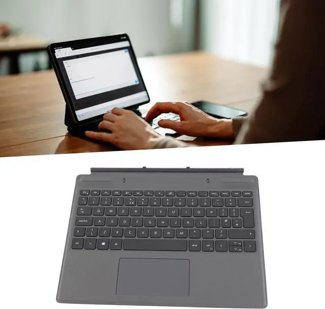 Alt view image 5 of 7 - Dioche Laptop Keyboard with Touchpad for Latitude 7320 7310 - Seamless Connection - Rugged and Portable