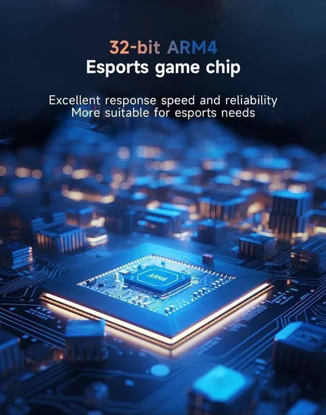 Alt view image 4 of 7 - KG18 65% Compact Mechanical Keyboard - QMK/VIA Programmable, Hot-Swappable, Gasket Mount, Volume Knob, 32-bit ARM4 Chip, RGB Backlit (68 Keys, USB-C, Aluminum Frame) (Dark Blue)