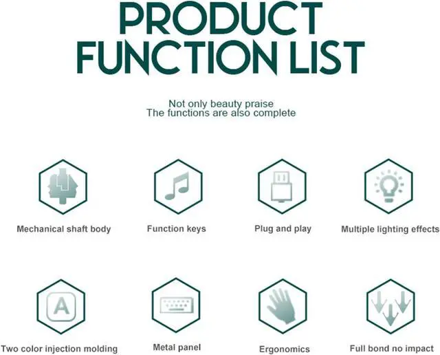 Alt view image 7 of 7 - Yuly 100-Key K3 Russian Mechanical Keyboard Game Keypad Luminous Type-C for Notebook Mechanical Keyboards K3 Russian Mechanical Gaming Keyboard Type-C Russian Keyboard Luminous- Laptop