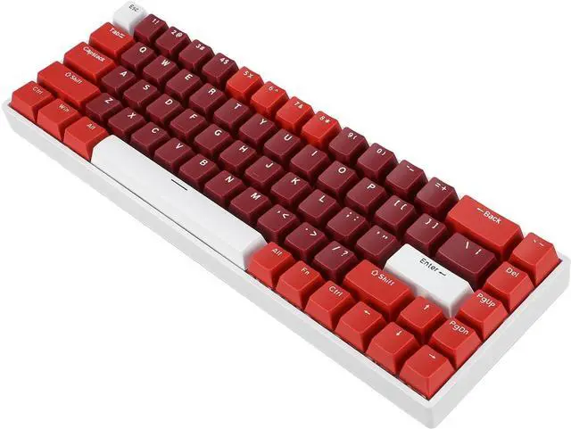 Alt view image 4 of 7 - 60% Mechanical Keyboard, 68 Key RGB Backlit, Type C Wired Gaming Keyboard with Red Switch for Computers with USB Port Ergonomic, Compact Design for Enhanced Gaming Experience