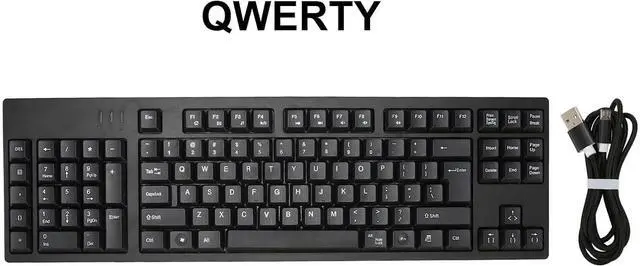 Main image of Left Handed Keyboard Ergonomic 109 Keys Computer Keyboard, Micro USB Left Handed Keyboard for Business and Accounting, Plug and Play Office Keyboard for Business Accounting Designer