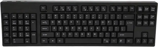 Main image of Left Handed Keyboard, Ergonomic Layout, 109 Keys, Micro USB, Plug and Play, Material, for Business Accounting Designer
