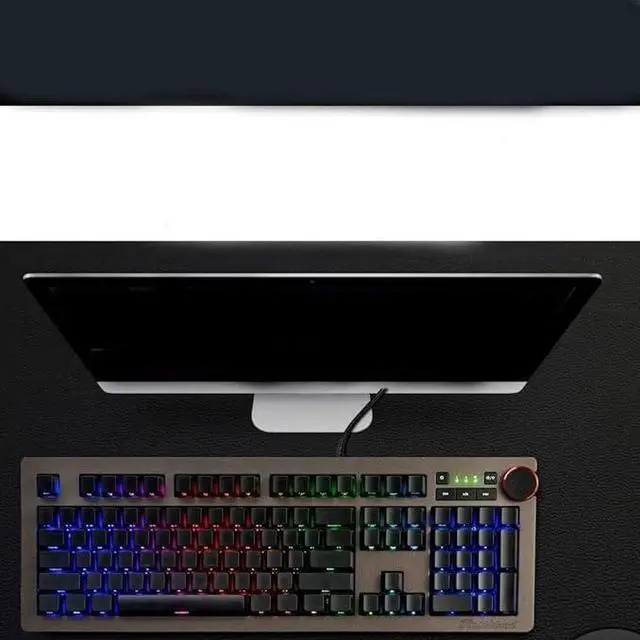 Alt view image 6 of 7 - Computer Keyboards Keyboards Mechanical Keyboard Green Axis Black Axis Tea Axis RGB Cable Computer Gaming Keyboard Esports Player Mechanical Keyboard