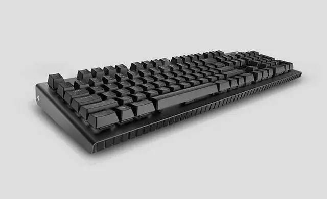 Alt view image 4 of 4 - Mechanical Gaming Keyboard 104 Keys Blue Switches Wired USB LED Gaming Backlit Multimedia Keys Computer