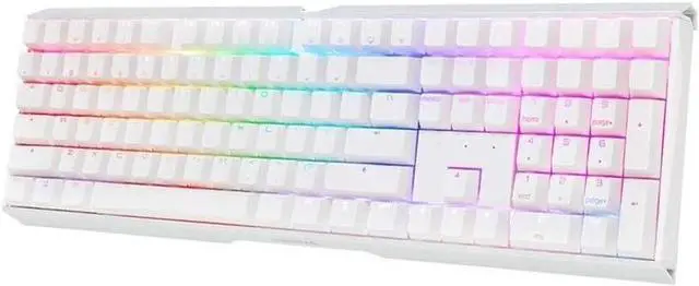 Main image of Mechanical Gaming Keyboard with Black Switch 104 Keys LED RGB Backlit Cherry MX Blue Switches for PC/Games Computer