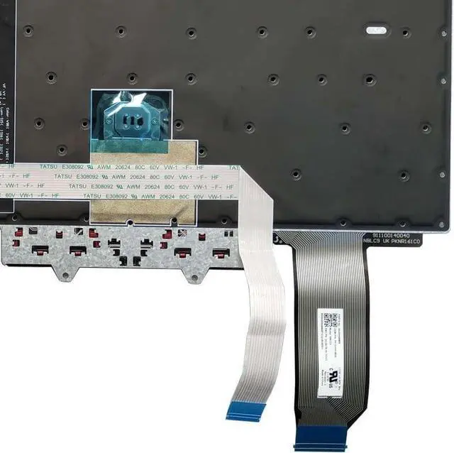 Alt view image 3 of 3 - OEM Latin/Spanish/French AZERTY Laptop Keyboard for ThinkPad E15 Gen 2 (Type 20T8 20T9 20TD 20TE) - Black Replacement Keyboard Accessories(LA with Backlit)