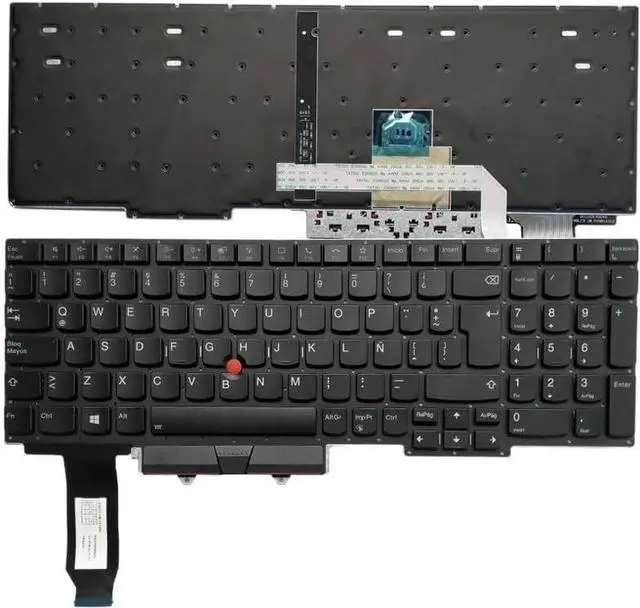 Main image of OEM Latin/Spanish/French AZERTY Laptop Keyboard for ThinkPad E15 Gen 2 (Type 20T8 20T9 20TD 20TE) - Black Replacement Keyboard Accessories(LA with Backlit)