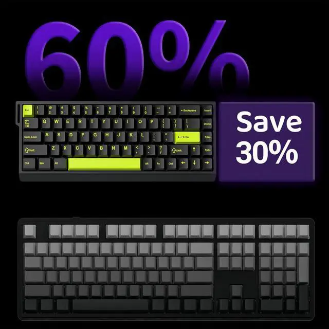 Alt view image 3 of 7 - FKZ M68 HE Rapid Trigger RGB Gaming Keyboard,65% Hall Effect Magnetic Switch with Adjustable Actuation 8000 Hz Polling Rate Hot Swap Wired Mechanical Keyboard for PC/Mac Gamer (White)