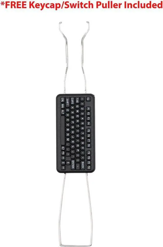 Alt view image 3 of 7 - Glacier Skyloong GK68HE Aluminum Case, Wired Detachable USB-C, Hot Swappable, Volume Knob, Side Print Keycaps, Hall Effect, Magnetic Keyboard (Contour Line/Gradient Black, Standard Cable)