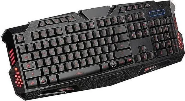 Main image of Mechanical Keyboard Wired Gaming Mechanical Computer Keyboard 3-Color Backlit Ergonomic Keyboard