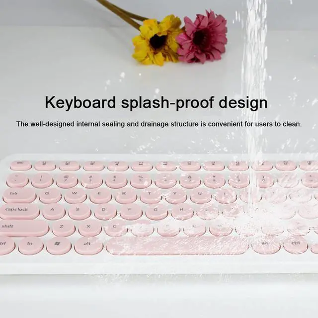 Alt view image 2 of 7 - Gaming Keyboard Mechanical Round Key Desktop Computer Notebook Mute Multimedia Office Wired USB