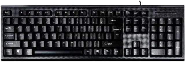 Main image of USB Wired Keyboard, Ultra Thin Quiet Portable Wired Keyboard and with for Windows Laptop PC Notebook