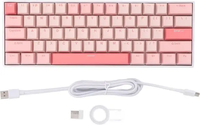 Main image of RGB Mechanical Keyboard, 61 Key 3.0 5.0 Type C Wired Blue Switch for iOS