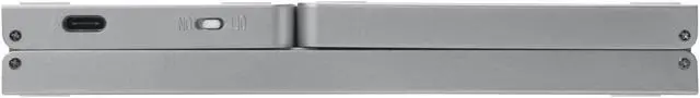 Alt view image 4 of 7 - Foldable Bluetooth Wireless Keyboard, Ultra-Slim Portable Design, Silver