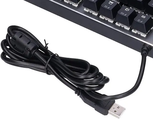 Alt view image 5 of 5 - Keyboard Mechanical 104 Keys Gaming Key Keyboard Non Slip for Laptops