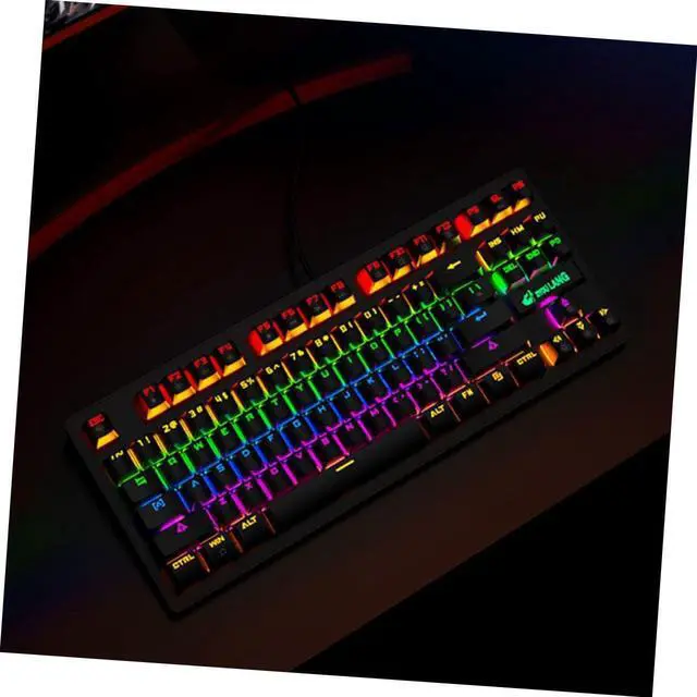 Alt view image 6 of 7 - Housoutil Key Mechanical Keyboard Keyboard Silent Gaming Comfortable Key Caps for Gamers