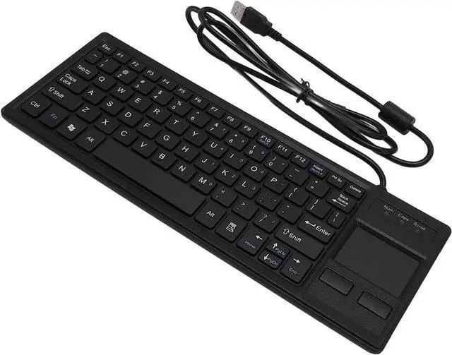 Main image of ZJchao Mechanical USB Keyboard Water Integrated Touch Industrial Keyboard with Touchpad for PC