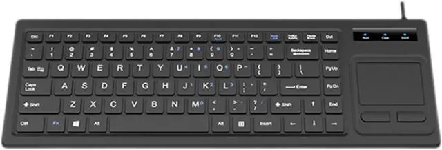 Main image of Ergonomic Industrial USB Keyboards with Responsive Touchpads for Automation Systems