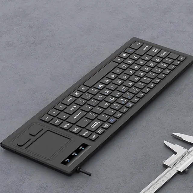 Alt view image 5 of 6 - yabaikekeji Industrial Trackpads Keyboards Featuring With Touchpads And USB Hubs For Efficient Data Entry