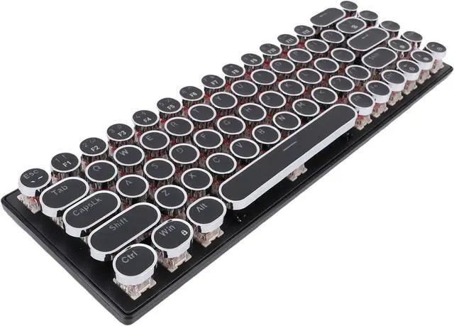 Main image of Cuifati 68 Keys Wired Gaming Keyboard, RGB LED Backlight Mechanical Keyboard, Portable Compact Computer Keyboard, 60% Layout for Desktop and Laptop, Gaming (Black Color Red Switch)