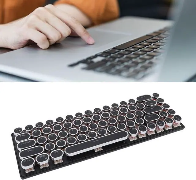 Alt view image 6 of 7 - Cuifati 68 Keys Wired Gaming Keyboard, RGB LED Backlight Mechanical Keyboard, Portable Compact Computer Keyboard, 60% Layout for Desktop and Laptop, Gaming (Black Color Red Switch)