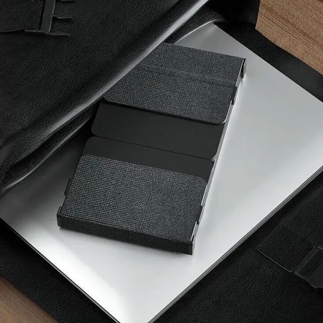 Alt view image 6 of 7 - ASHATA Portable BT Folding Keyboard Foldable Keyboard Rechargeable Wireless Keyboard for Travel Business Trips with 10m Range 3-Device Sync 5-Month Battery 12 Hotkeys