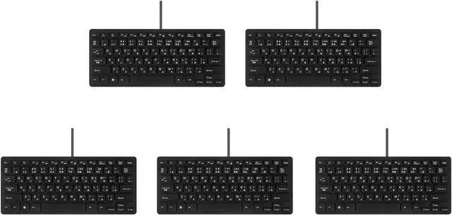 Main image of 5X Wired USB Japanese/English Bilingual Keyboard for Tablet/ PC/Laptop/iOS/Android