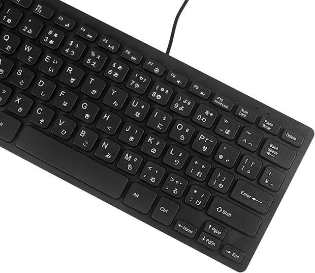 Alt view image 3 of 6 - 5X Wired USB Japanese/English Bilingual Keyboard for Tablet/ PC/Laptop/iOS/Android