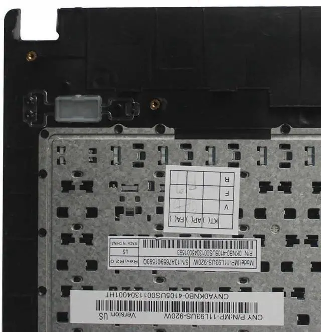 Alt view image 4 of 5 - Black Keyboard with Palmrest Compatible with X401 X401A X401U Compatible Laptop Upper Keyboard