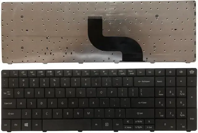 Main image of US English Black Keyboard Compatible with Packard Bell PEW91 PEW96 TK11 TK11BZ TK13 MS2230 MS2291 Laptop