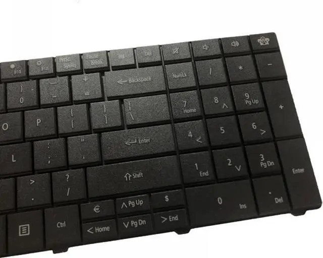 Alt view image 5 of 6 - US English Black Keyboard Compatible with Packard Bell PEW91 PEW96 TK11 TK11BZ TK13 MS2230 MS2291 Laptop