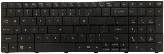 Alt view image 6 of 6 - US English Black Keyboard Compatible with Packard Bell PEW91 PEW96 TK11 TK11BZ TK13 MS2230 MS2291 Laptop