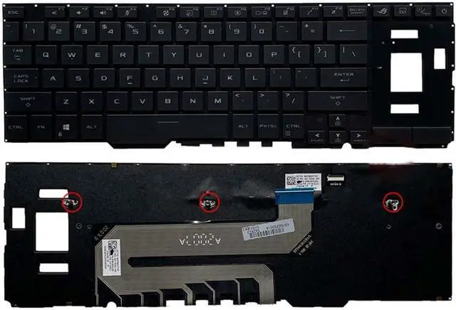 Main image of Laptop Keyboard Compatible with AS-U GX550 GX550L GX551 GX551Q Black US RGB Backlight