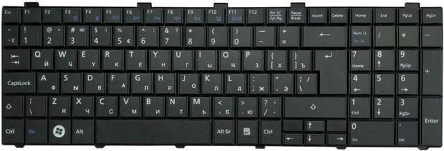 Alt view image 3 of 5 - Russian Laptop Keyboard Compatible with AEFH2000010 AEFH2000020 AEFH2000110 AEFH2000210 CP47813302 CP51552501 AH512 V126946CK1 RU