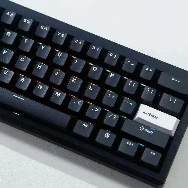 Alt view image 3 of 7 - GMK61 60% Mechanical Keyboard,Triple Mode BT5.0/Wired/2.4GHz Wireless Keyboard with PBT Keycaps RGB Programmable Hot Swap Linear Switch,61 Keys Gasket-Mounted NKRO Gaming Keypad for Win/Mac (Black)