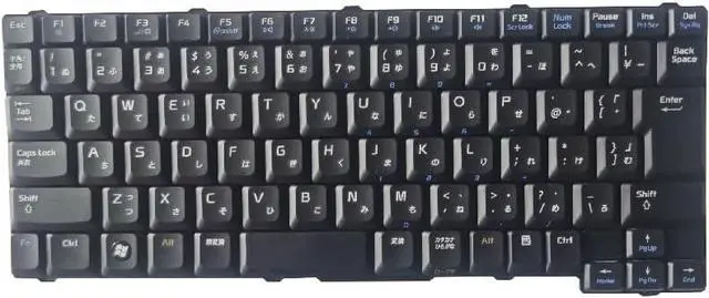 Alt view image 3 of 5 - OEM Japanese JP Laptop Keyboard for NEC LL770 - PK130460700, HMB4301LCC11, PK130460500, HMB4301LCD11 - Black/White Color Accessories(White)