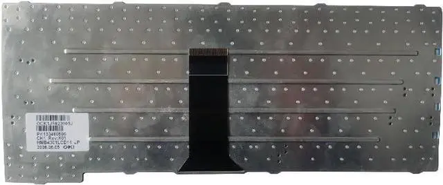 Alt view image 5 of 5 - OEM Japanese JP Laptop Keyboard for NEC LL770 - PK130460700, HMB4301LCC11, PK130460500, HMB4301LCD11 - Black/White Color Accessories(White)