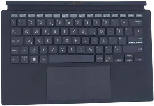 Alt view image 2 of 3 - Laptop Tablet Keyboard Compatible with ASU-S VivoBoo-k T3300K T3300 T3300KA Italian UK (UK Layout + Bracket)