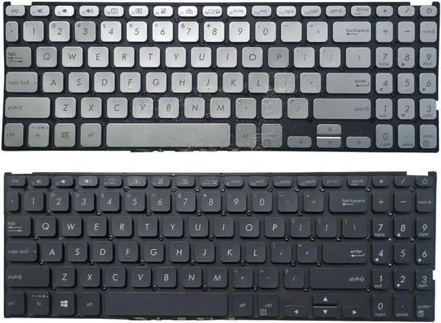 Alt view image 2 of 3 - Compatible Laptop Keyboard for FL8700 Y5200F Y5000F Y5200FB V5000 V5000D V5000F X509 M509 X509FA X509FB X509JA X509MA X509UA X509UB Models(Black NO Backlit)