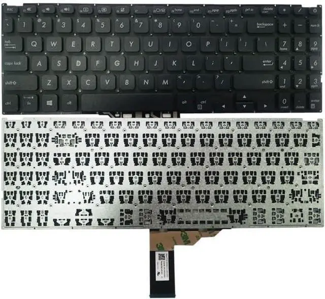 Main image of Compatible Laptop Keyboard for FL8700 Y5200F Y5000F Y5200FB V5000 V5000D V5000F X509 M509 X509FA X509FB X509JA X509MA X509UA X509UB Models(Black NO Backlit)