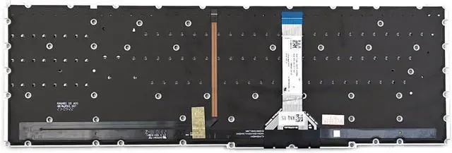 Alt view image 2 of 3 - KGIGIBE Replacement Backlit Keyboard for Acer Nitro V 16 ANV16-41 ANV16-71 N24C4 Laptop Keyboard US Black with Amber Backlit Without Frame