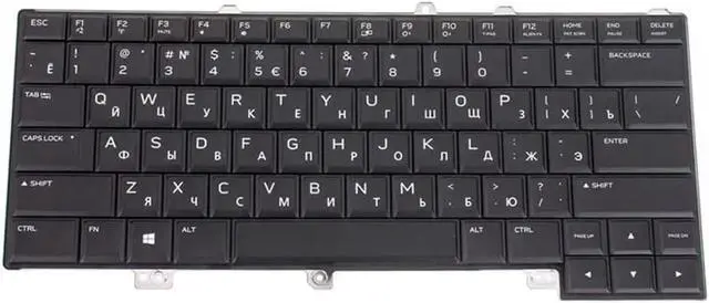 Main image of Russia RU Laptop Keyboard for Alienware 15 R3 / 15 R4 0FJ51Y FJ51Y NSK-ED1BC 0R PK1326S1C06 Black with Backlit