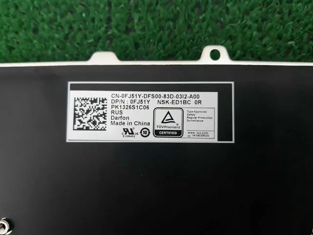 Alt view image 3 of 3 - Russia RU Laptop Keyboard for Alienware 15 R3 / 15 R4 0FJ51Y FJ51Y NSK-ED1BC 0R PK1326S1C06 Black with Backlit