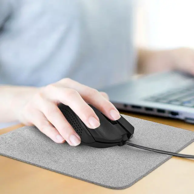 Alt view image 4 of 6 - GEMLORD 32 Pcs Wired USB Computer Mouse Bulk Corded Computer Mice Ergonomic Wired Mouse for PC, Desktop, Laptop Computer, Office, School, Home (Black)